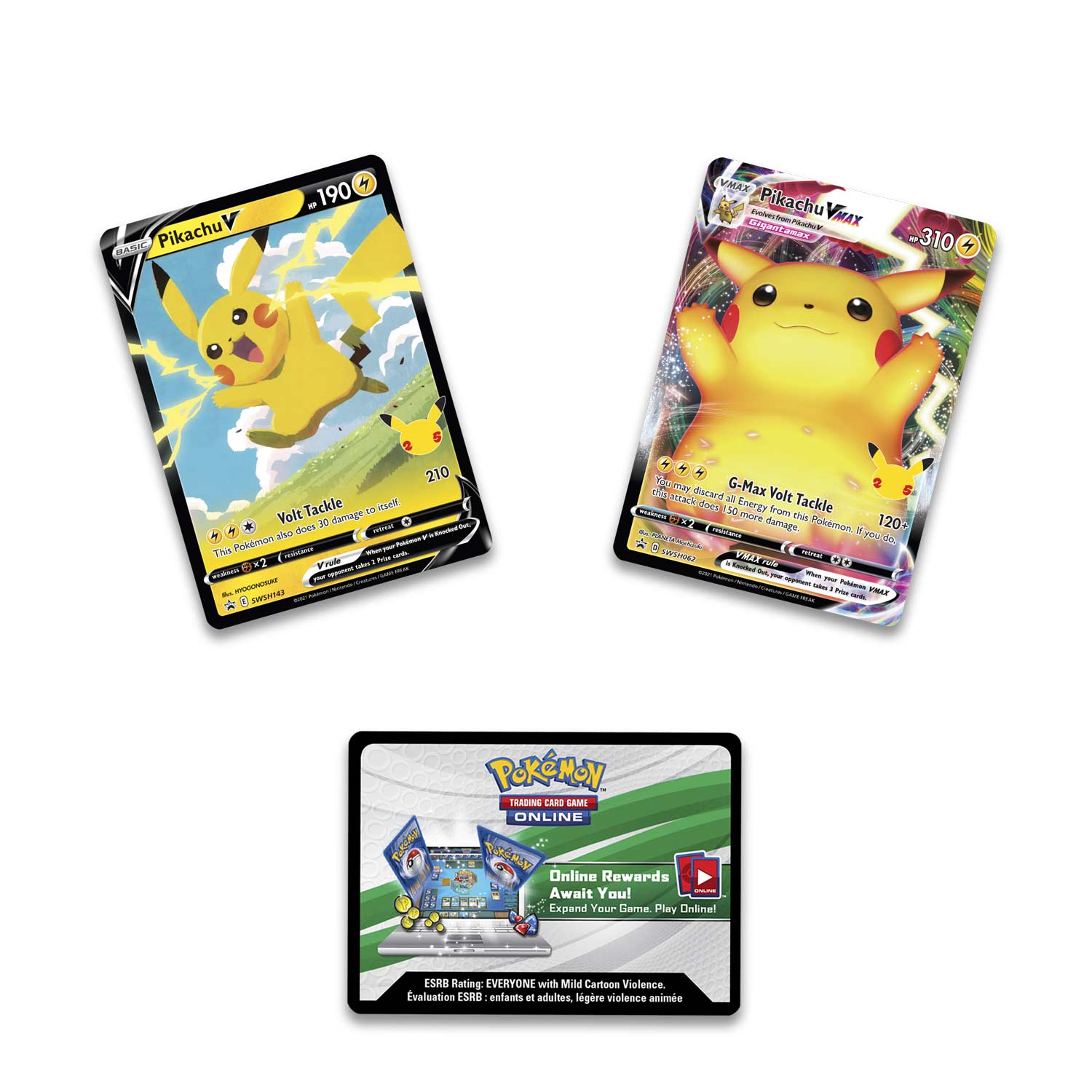 Pokemon TCG: Celebrations Premium Figure Collection - Pikachu VMAX Card Game Pokemon   
