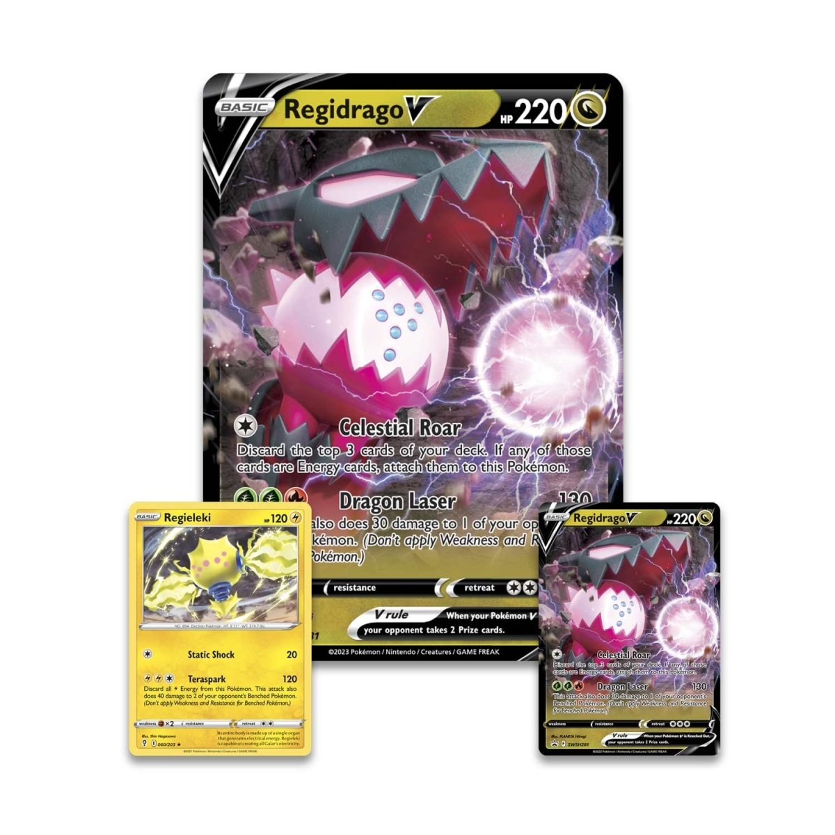 Pokemon TCG: Crown Zenith Collection - Regidrago V Card Game Pokemon   
