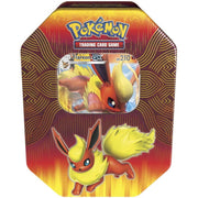 Pokemon TCG: Elemental Power Tin Featuring Flareon-GX (Sword and Shield Ver) Card Game Pokemon