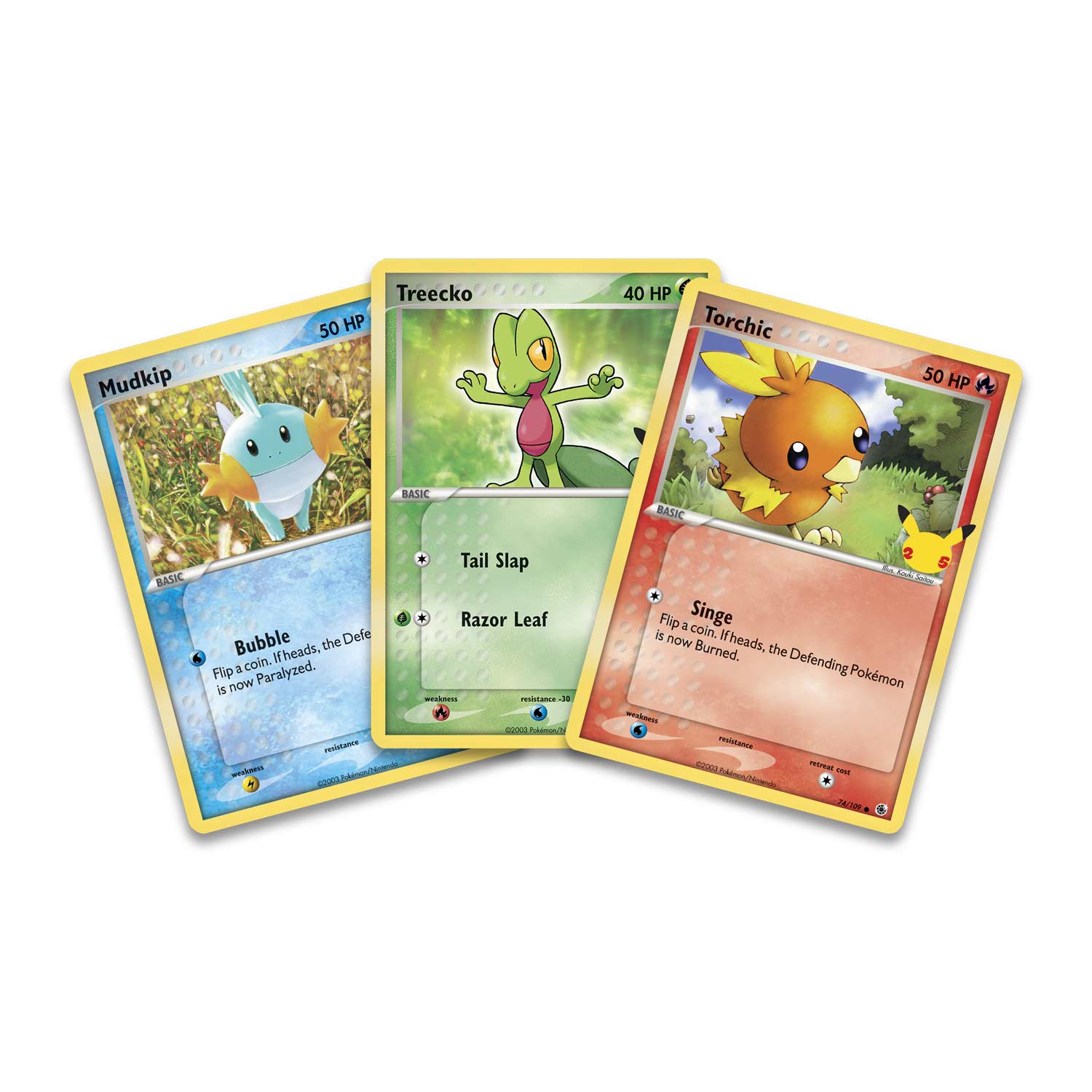 Pokemon TCG: 25th Anniversary First Partner Pack - Hoenn Card Game Pokemon