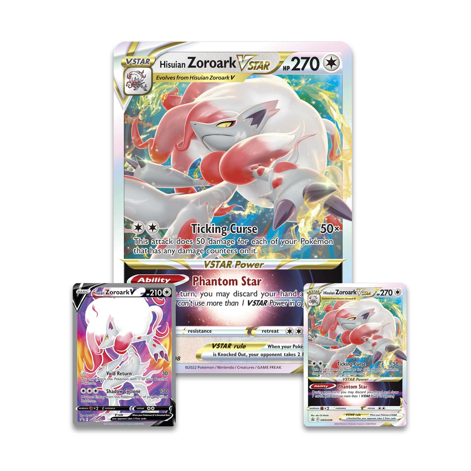 Pokemon TCG: Hisuian Zoroark VSTAR Premium Collection Card Game Pokemon   