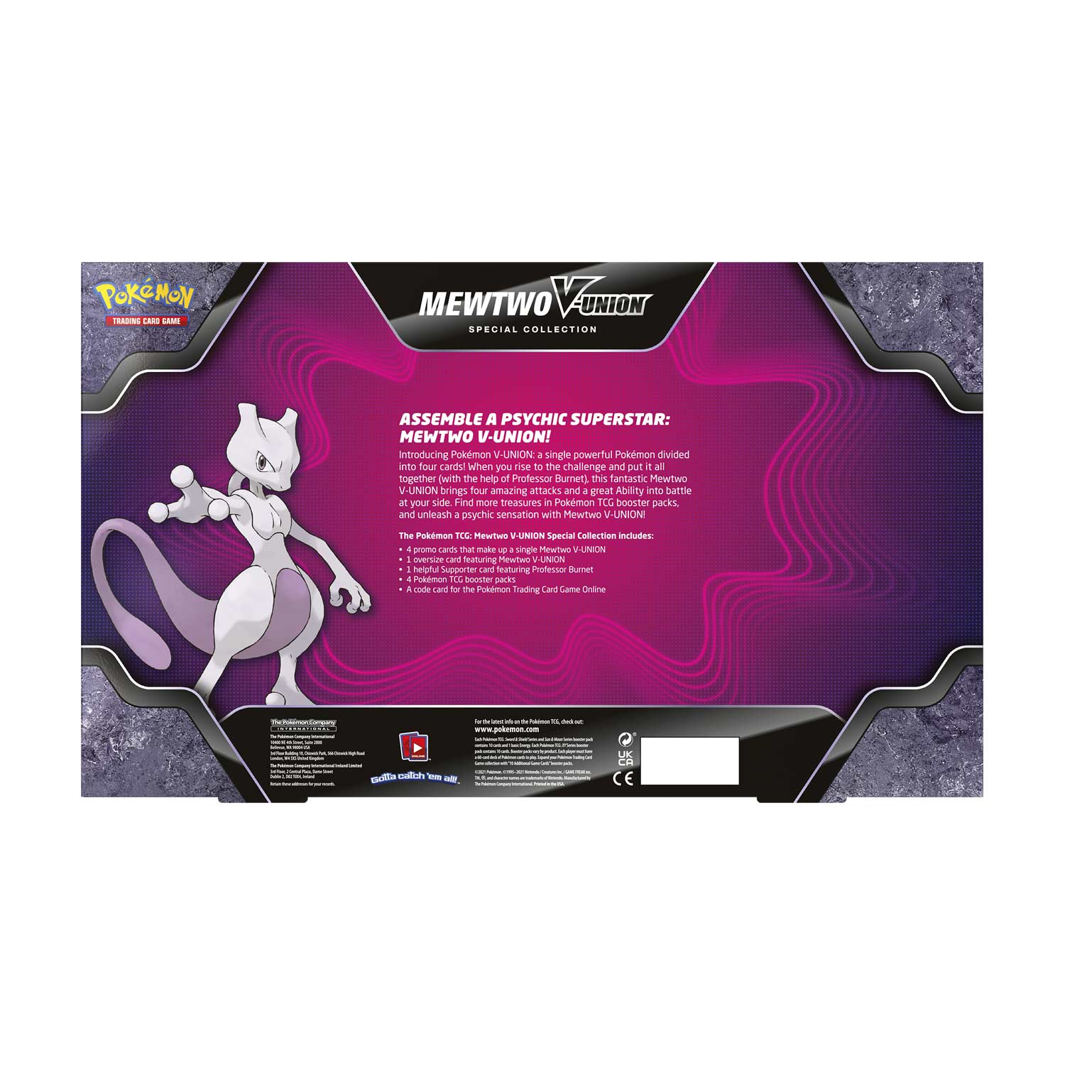 Pokemon TCG: Mewtwo V-UNION Special Collection Card Game Pokemon   