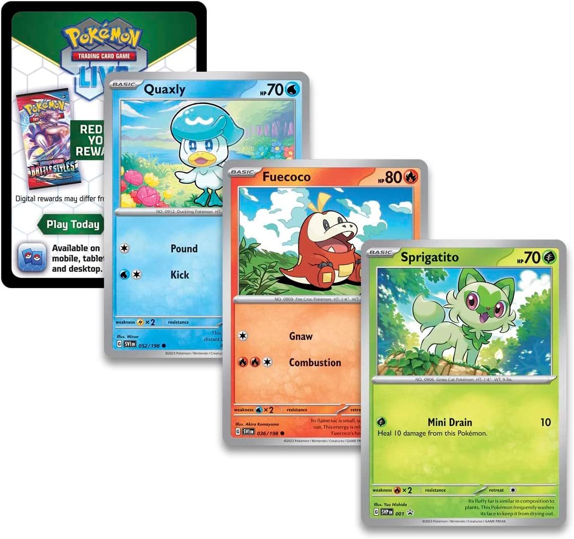 Pokemon TCG: Paldea Pin Collection - Sprigatito Card Game Pokemon
