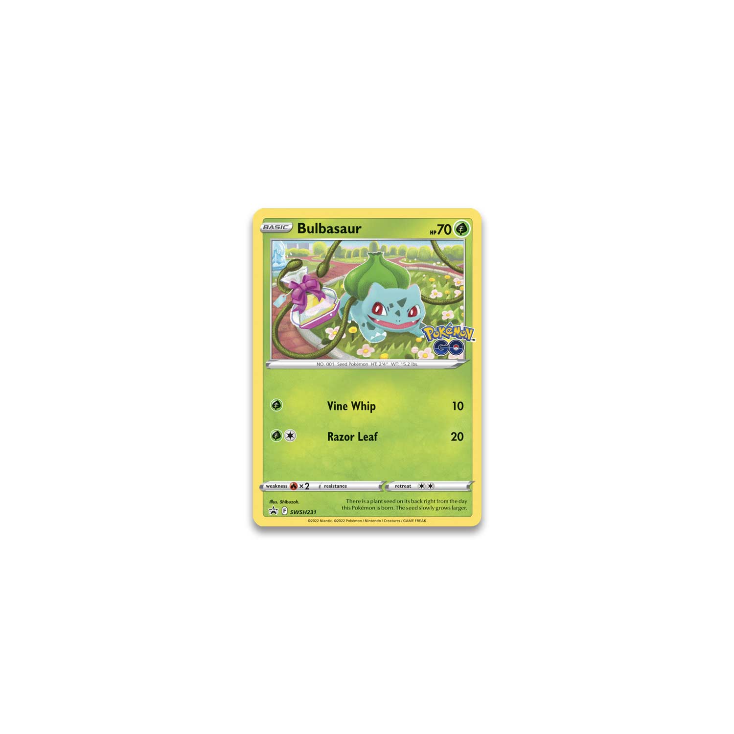 Pokemon TCG: Pokemon GO Pin Collection - Bulbasaur Card Game Pokemon   
