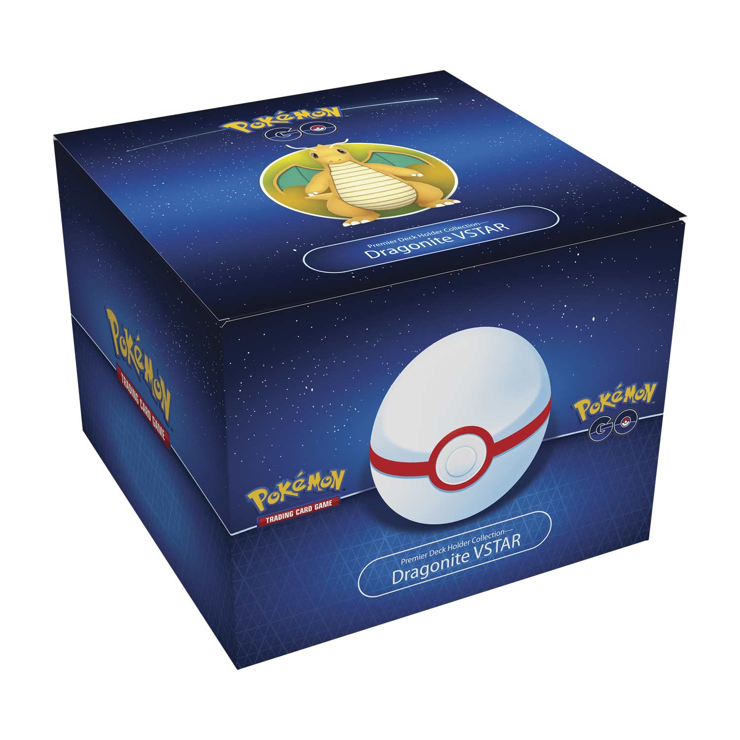 Pokemon TCG: Pokemon GO Premier Deck Holder Collection - Dragonite VSTAR Card Game Pokemon   