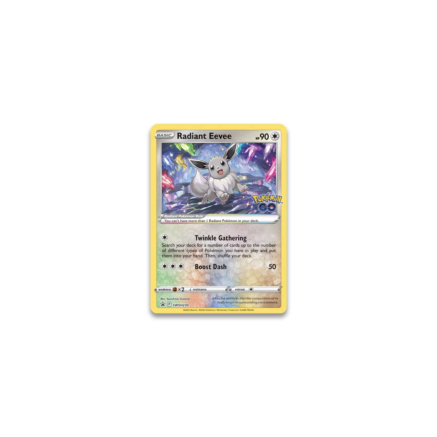 Pokemon TCG: Pokemon GO Premium Collection - Radiant Eevee Card Game Pokemon   