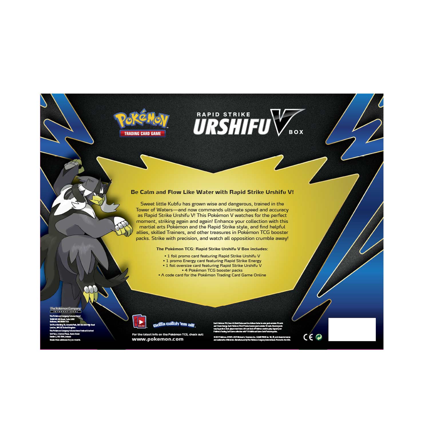 Pokemon TCG: Rapid Strike Urshifu V Box Card Game Pokemon   