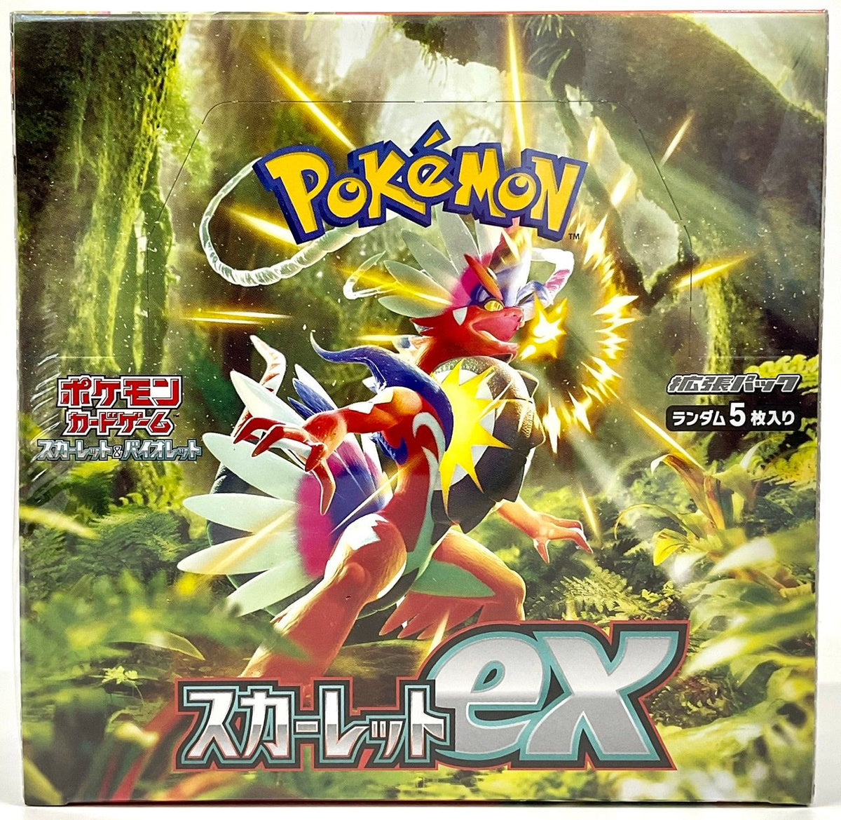 Pokemon TCG: Scarlet & Violet Expansion Pack Scarlet ex Booster Box [JPN] - 30 Packs Card Game Pokemon