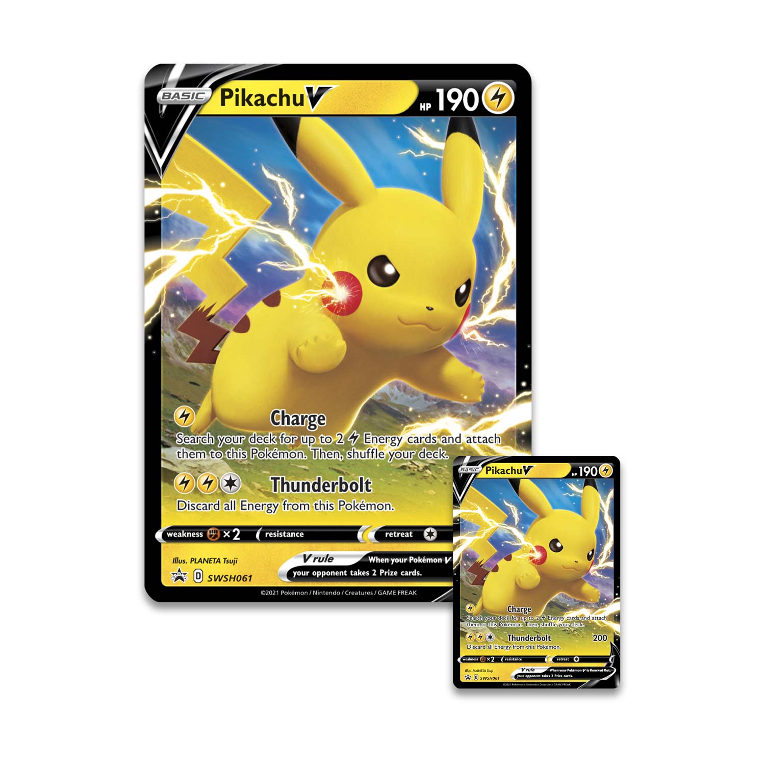 Pokemon TCG: Shining Fates Collection - Pikachu V Card Game Pokemon