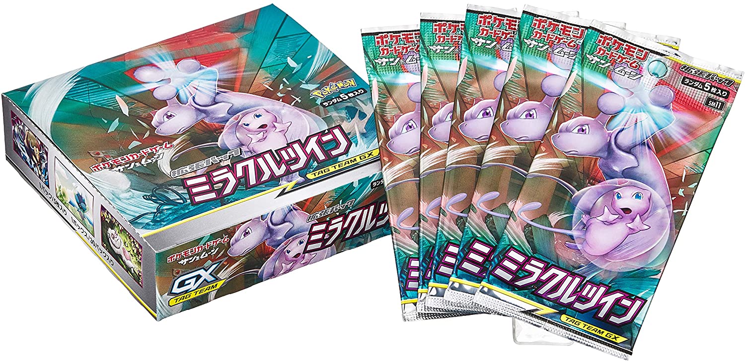 Pokemon TCG: Sun & Moon Expansion Pack Miracle Twin [JPN] - 30 Packs Card Game Pokemon