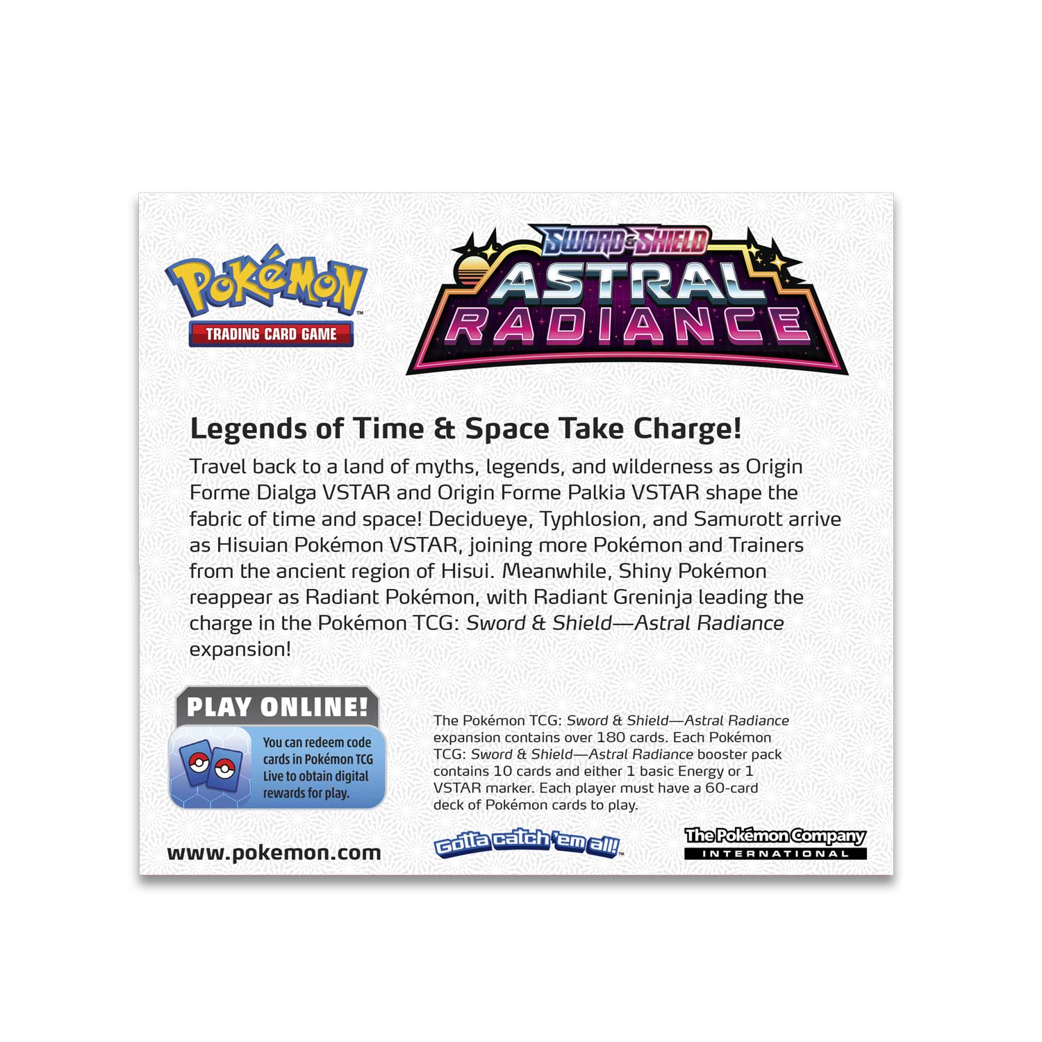 Pokemon TCG: Sword & Shield - Astral Radiance Booster Box - 36 Packs Card Game Pokemon
