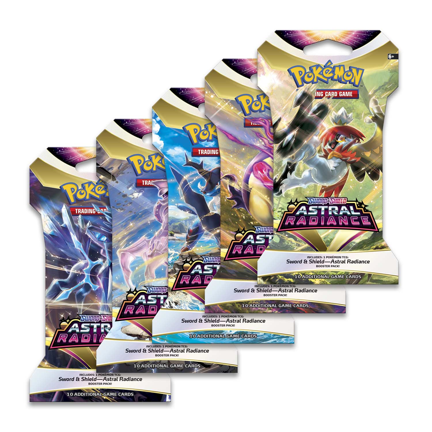 Pokemon TCG: Sword & Shield - Astral Radiance Sleeved Booster Pack Card Game Pokemon   