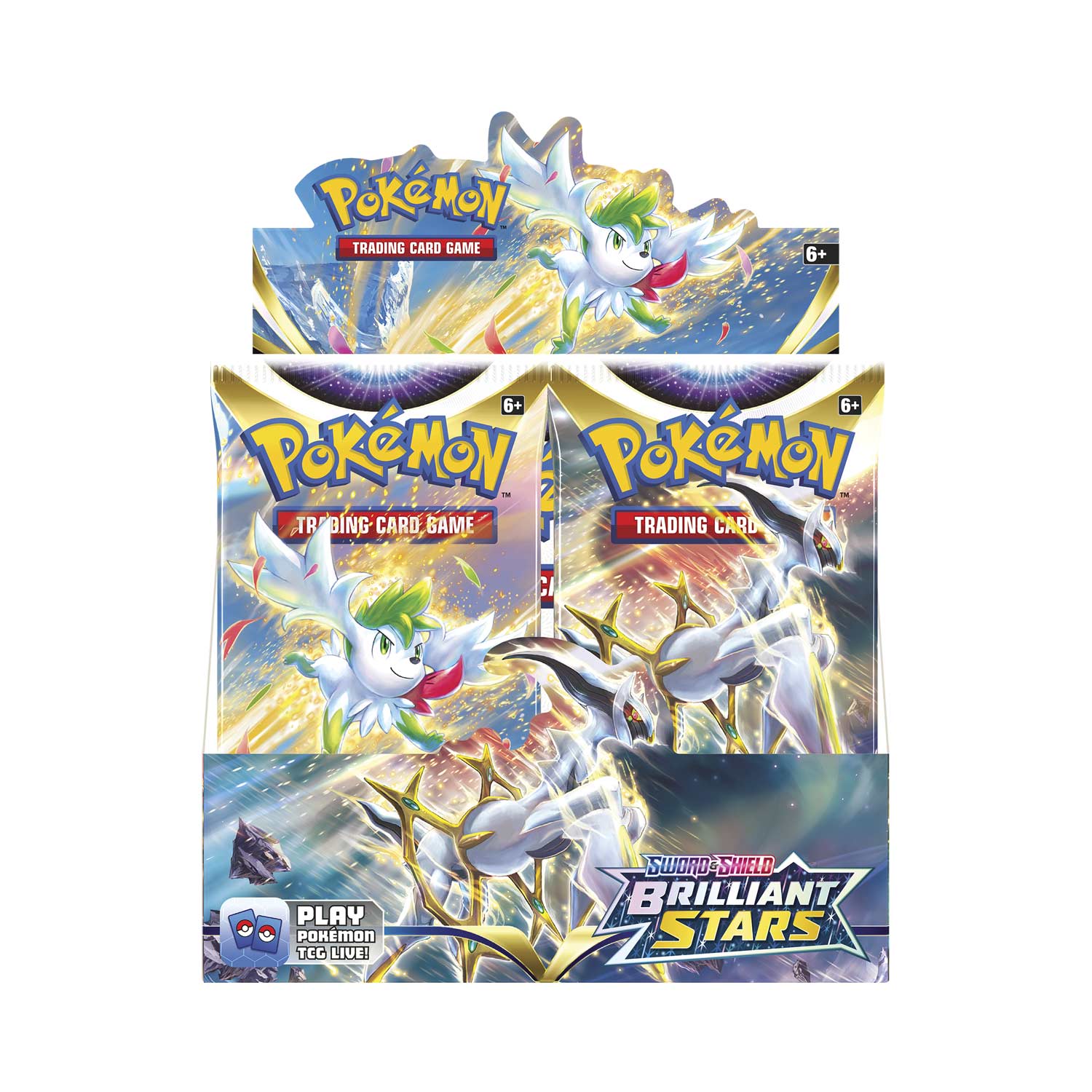 Pokemon TCG: Sword & Shield - Brilliant Stars Booster Display Box - 36 Packs Card Game Pokemon   