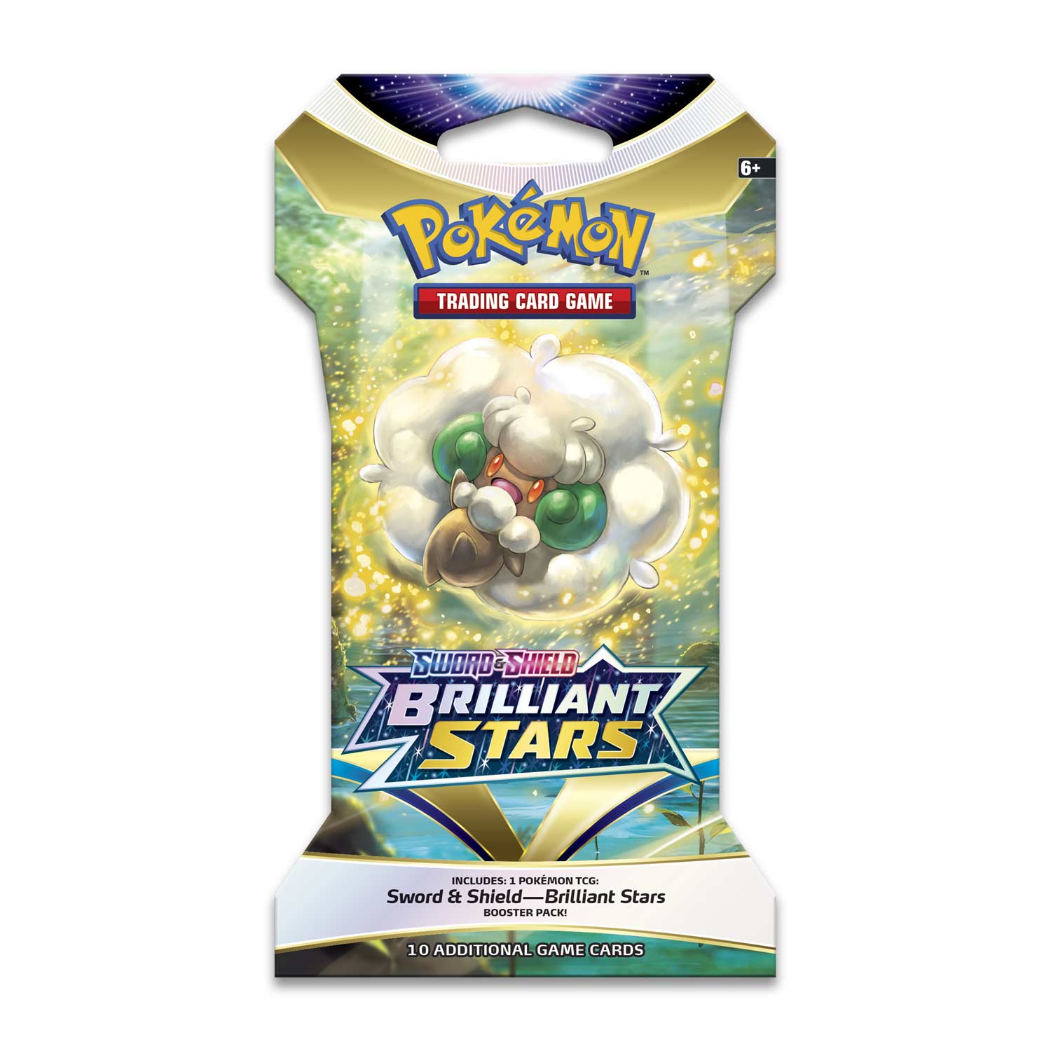 Pokemon TCG: Sword & Shield - Brilliant Stars Sleeved Booster Pack - 10 Cards Card Game Pokemon   