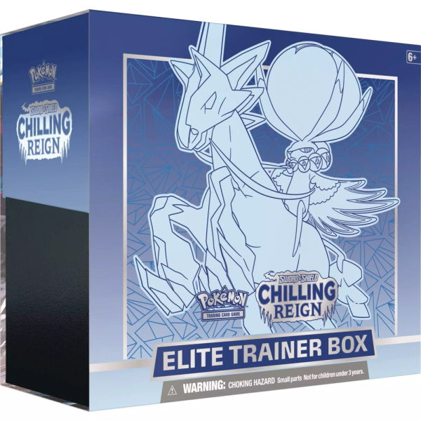 Pokemon TCG: Sword & Shield - Chilling Reign Elite Trainer Box - Ice Rider Calyrex Card Game Pokemon   