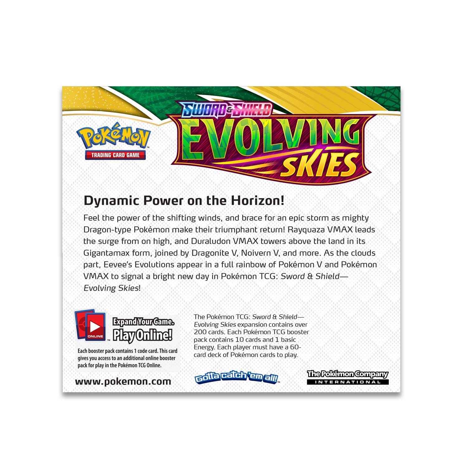 Pokemon TCG: Sword & Shield - Evolving Skies Booster Box - 36 Packs Card Game Pokemon