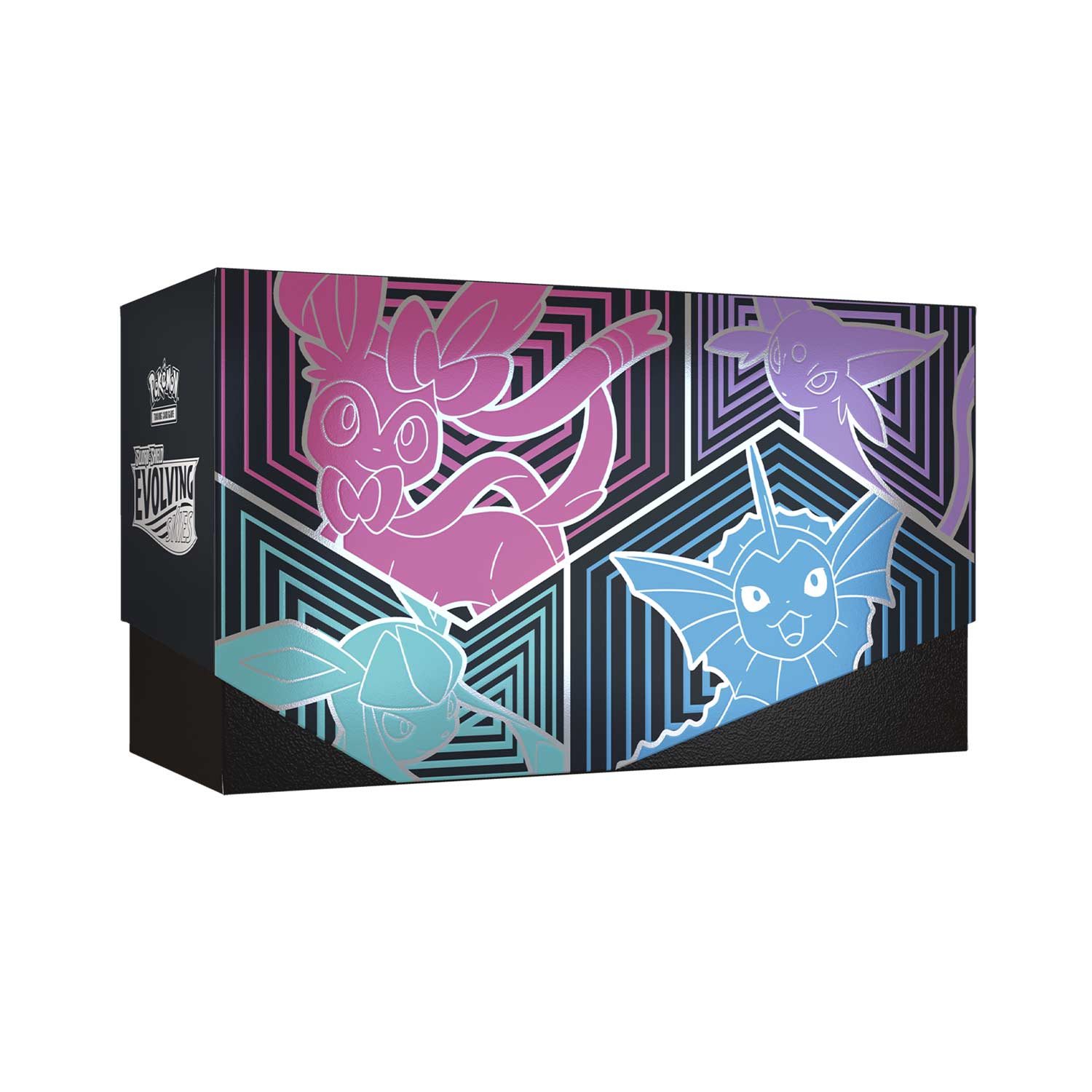 Pokemon TCG: Sword & Shield - Evolving Skies Elite Trainer Box - Vaporeon, Espeon, Glaceon & Sylveon Card Game Pokemon   