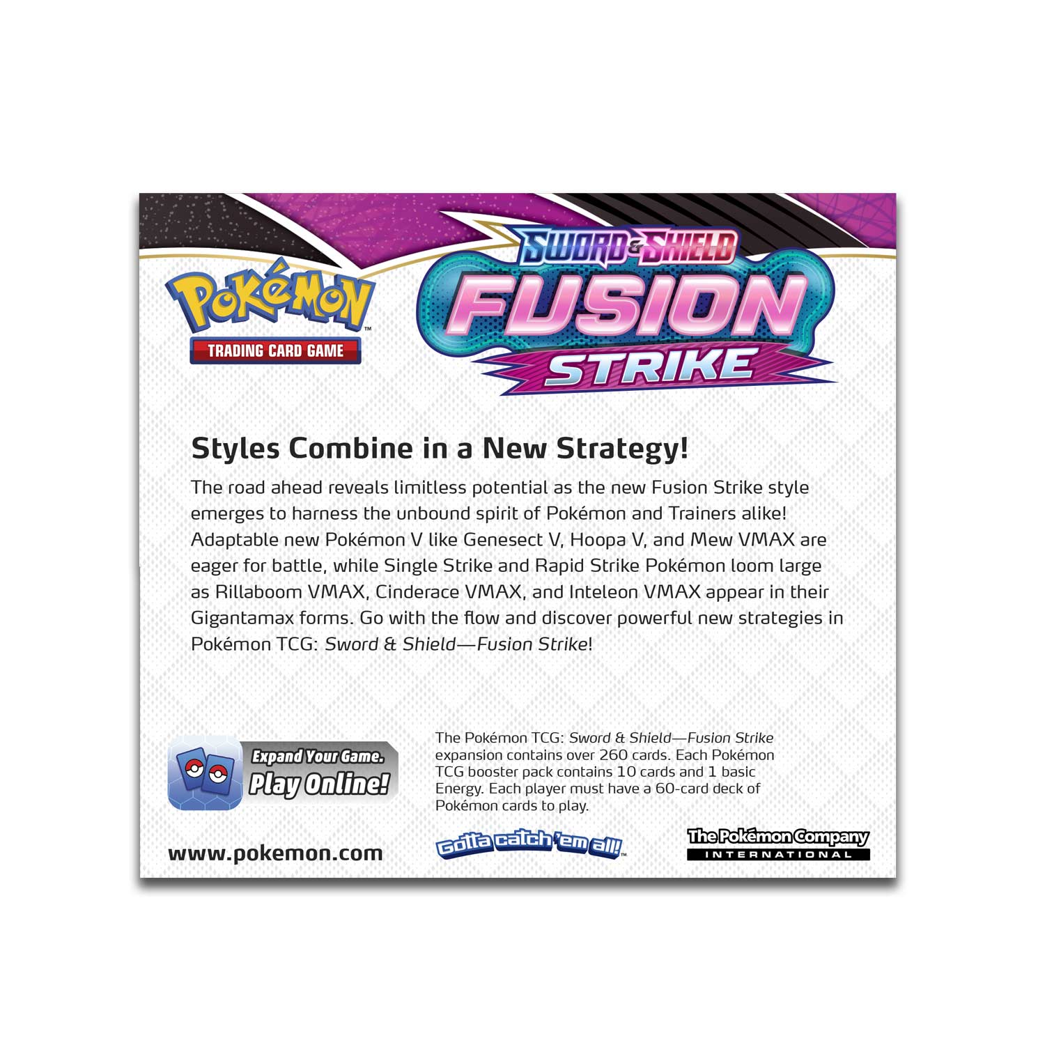 Pokemon TCG: Sword & Shield - Fusion Strike Booster Box - 36 Packs Card Game Pokemon