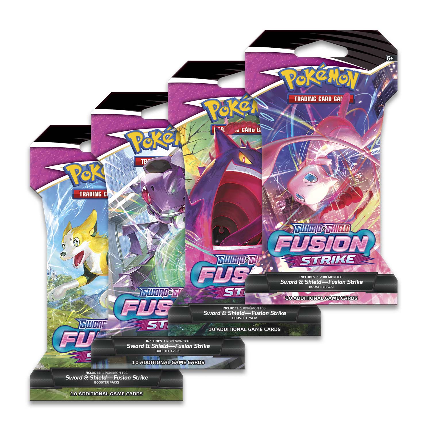 Pokemon TCG: Sword & Shield - Fusion Strike Sleeved Booster Pack Card Game Pokemon   