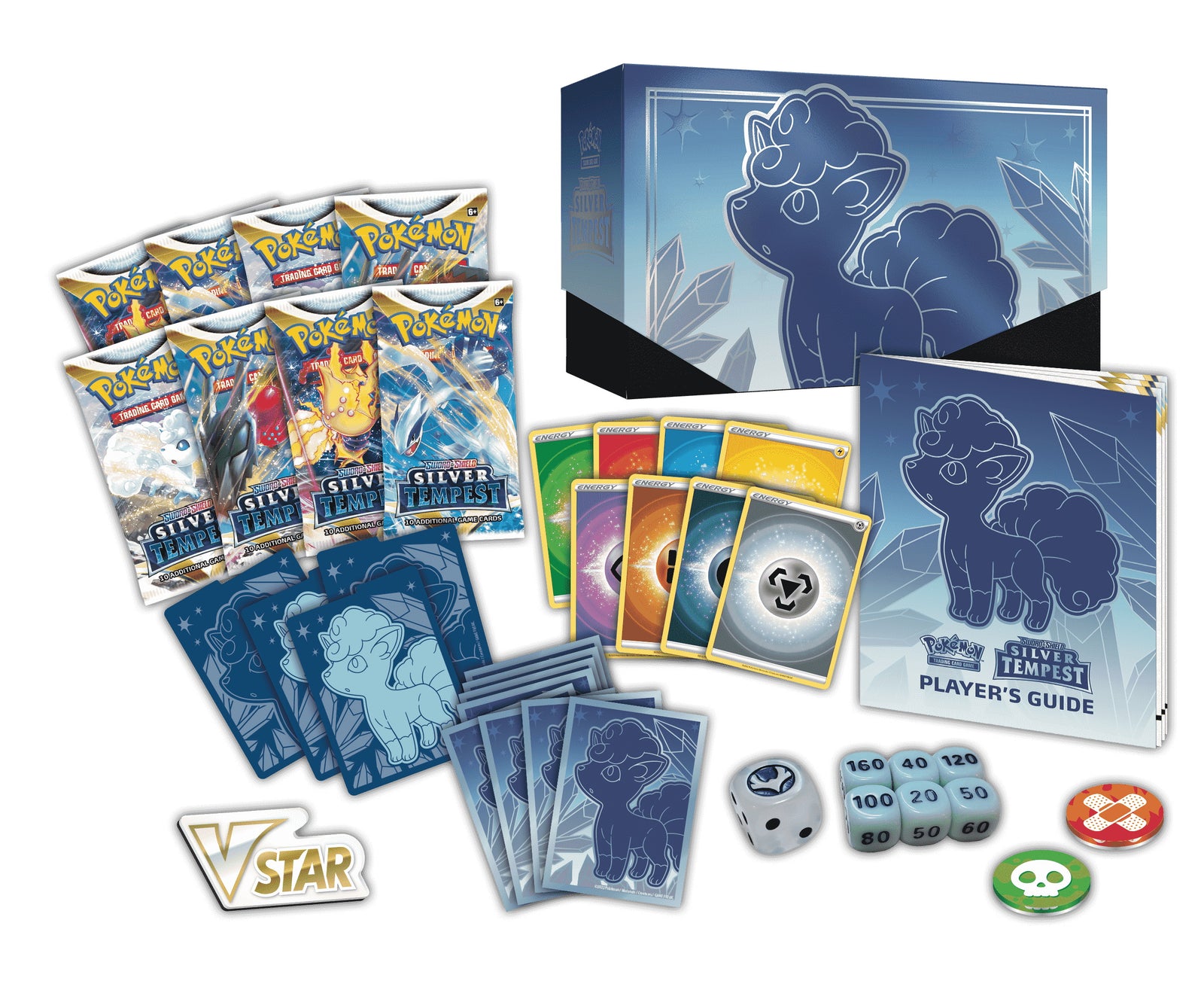 Pokemon TCG: Sword & Shield - Silver Tempest Elite Trainer Box Card Game Pokemon   
