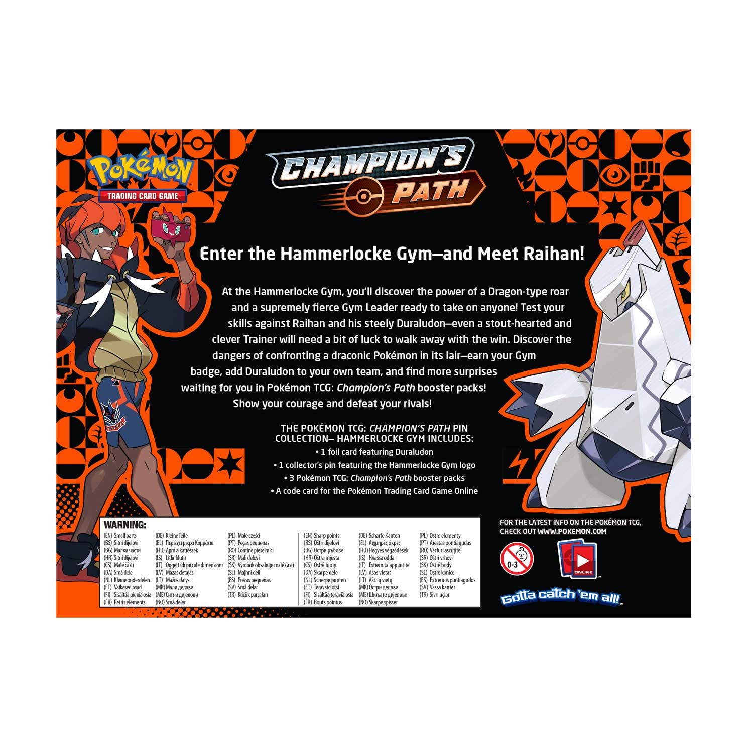 Pokemon TCG Champion's Path: Pin Collection Box - Ballonlea/Spikemuth/Hammerlocke Card Game Pokemon