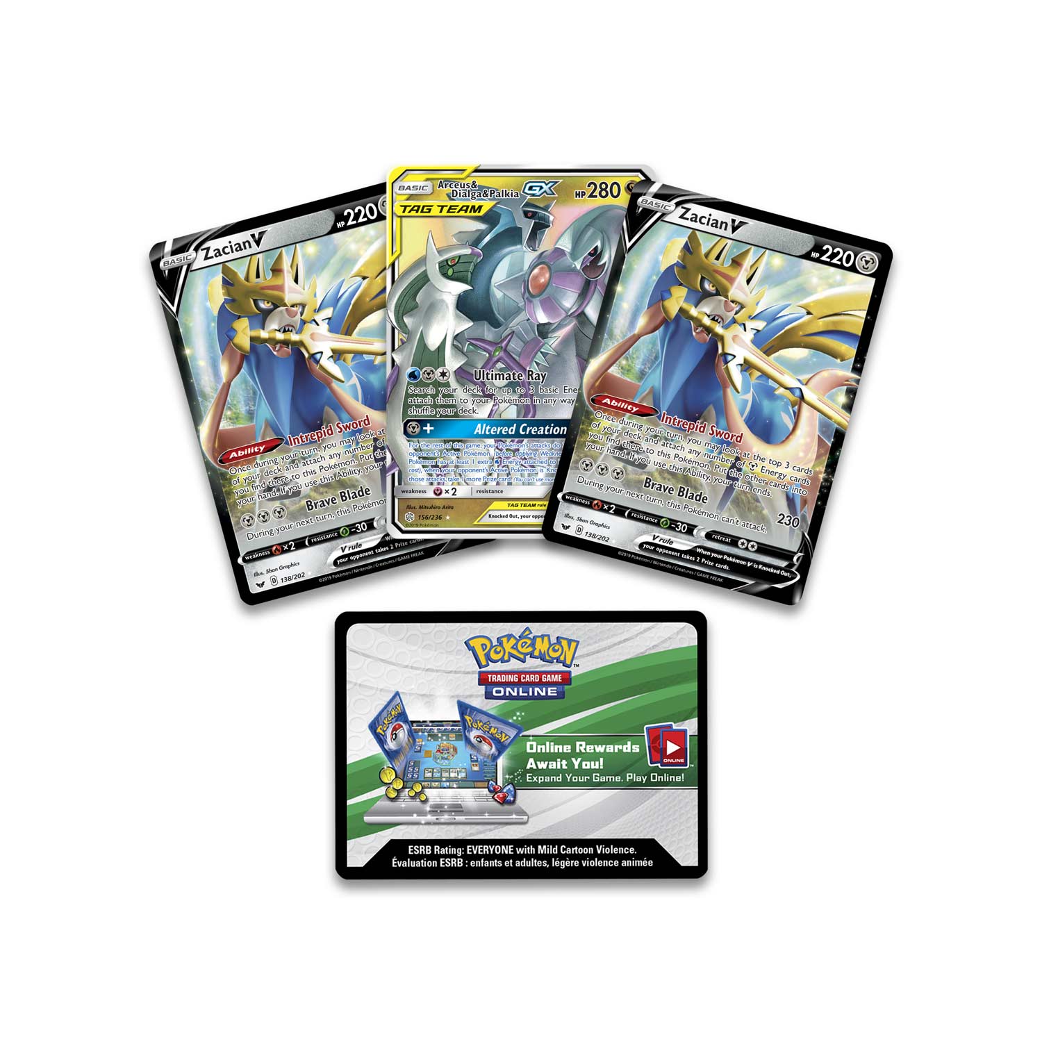 Pokemon TCG: Zacian V League Battle Deck Card Game Nintendo   