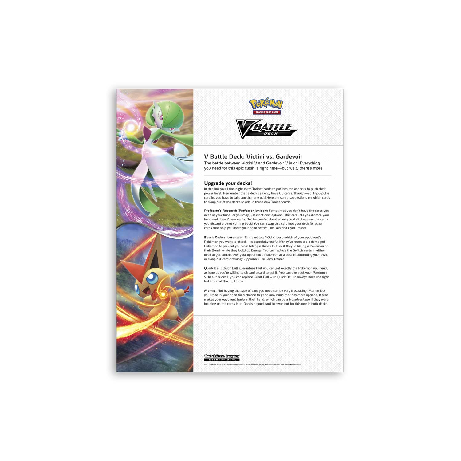 Pokemon TCG: V Battle Deck - Victini vs. Gardevoir Card Game Pokemon   