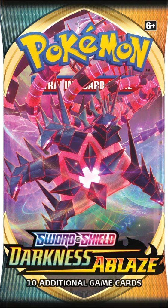 Pokemon TCG: Sword & Shield - Darkness Ablaze Booster Pack w/ Bonus Sword & Shield Booster Pack Card Game Pokemon   