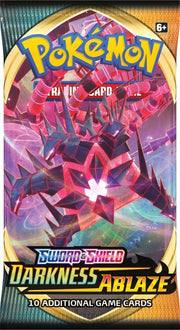 Pokemon TCG: Sword & Shield - Darkness Ablaze Booster Pack w/ Bonus Sword & Shield Booster Pack Card Game Pokemon   