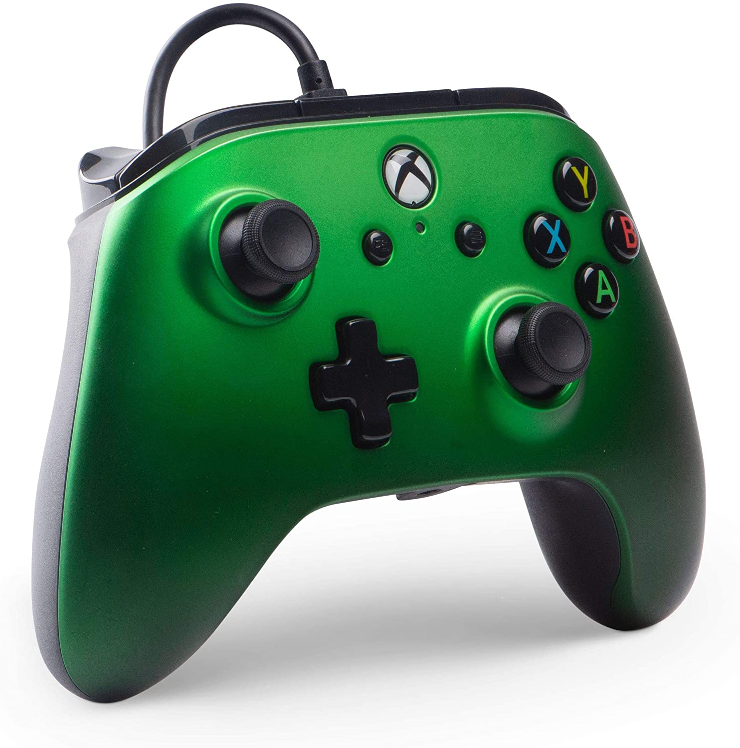 PowerA Xbox One Enhanced Wired Controller - Emerald Fade [Xbox One Accessory] Xbox One Accessories PowerA   
