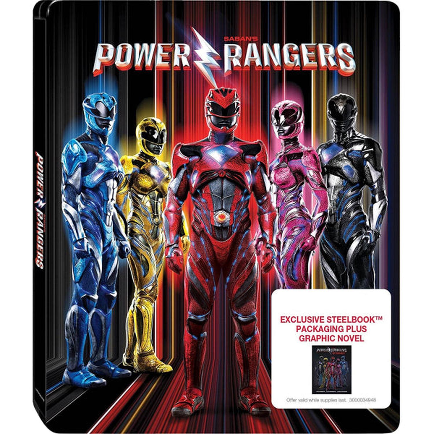 Power Rangers - SteelBook [Blu-Ray + DVD + Digital] DVDs & Blu-Rays Lionsgate Films