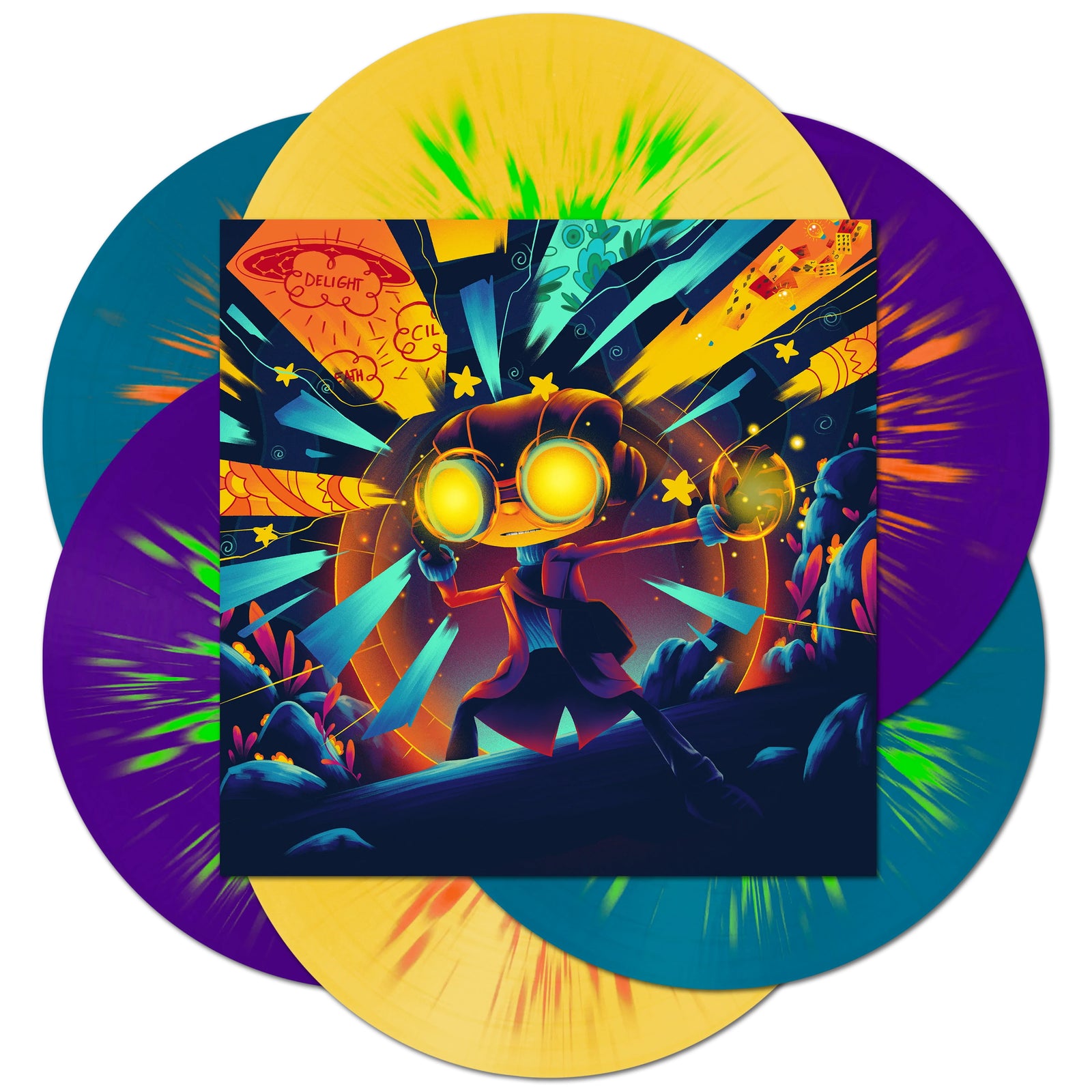 Psychonauts 2 Vinyl Soundtrack - 6xLP Complete Edition Box Set [Audio Vinyl] Audio CD/Vinyl iam8bit   
