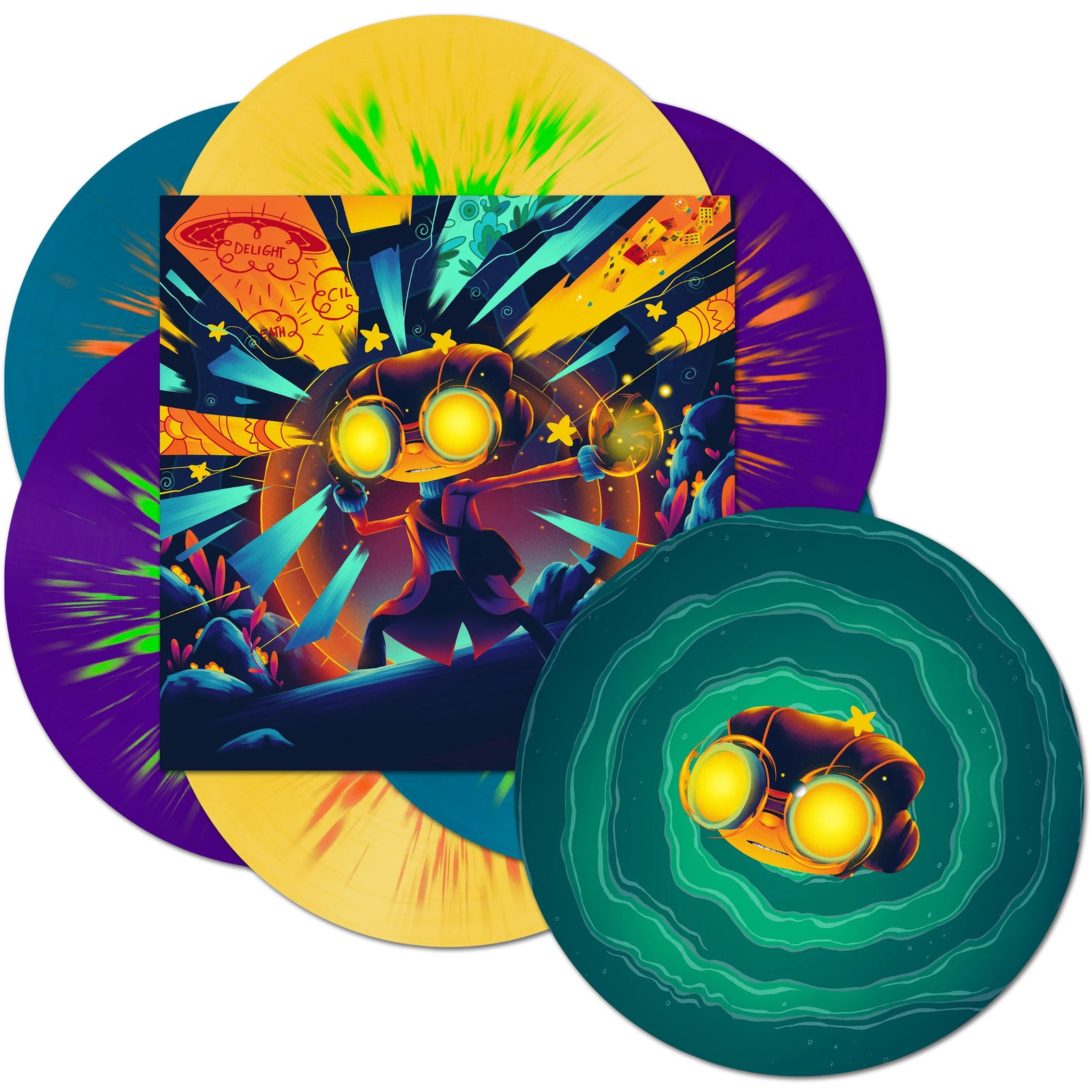 Psychonauts 2 Vinyl Soundtrack - 6xLP Complete Edition Box Set [Audio Vinyl] Audio CD/Vinyl iam8bit   
