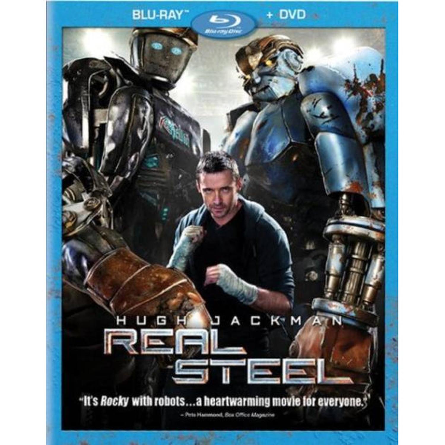 Real Steel [Blu-ray + DVD] DVDs & Blu-Rays Touchstone Home Entertainment   