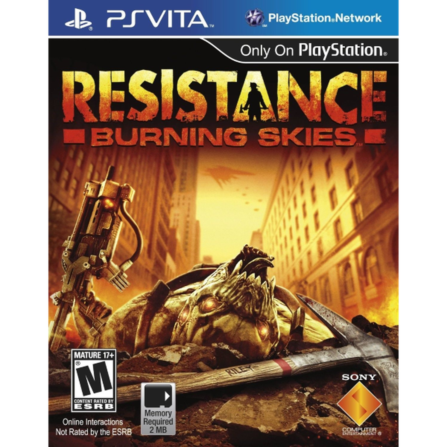 Resistance: Burning Skies [Sony PS Vita] Sony PS Vita Video Game Playstation   