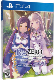 Re:ZERO - Starting Life in Another World: The Prophecy of the Throne - Collector's Edition [PlayStation 4] PlayStation 4 Video Game Spike Chunsoft   