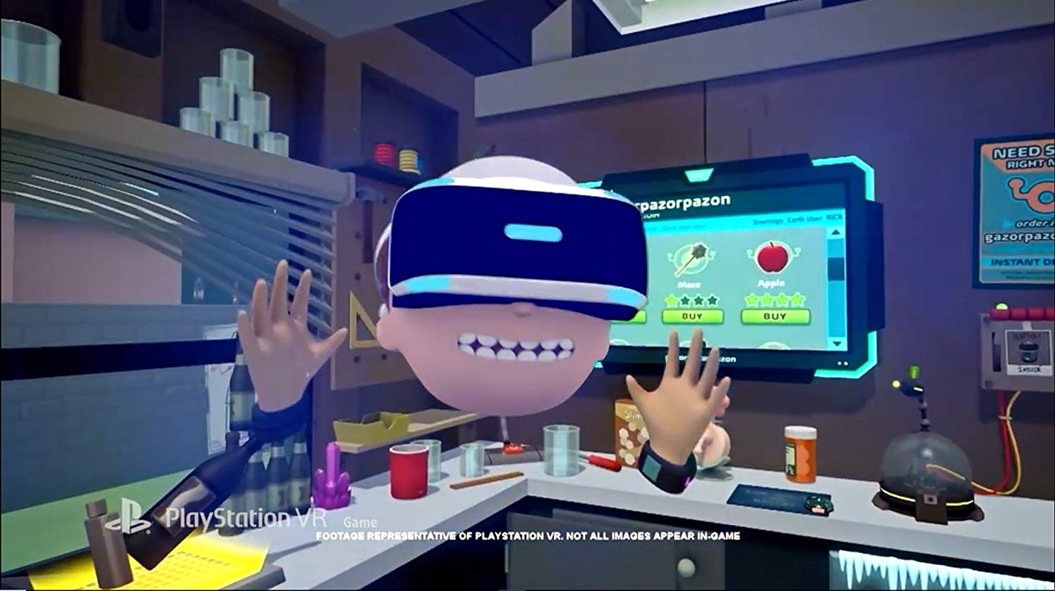 Rick and Morty: Virtual Rick-ality - PSVR [PlayStation 4] PlayStation 4 Video Game Nighthawk Interactive