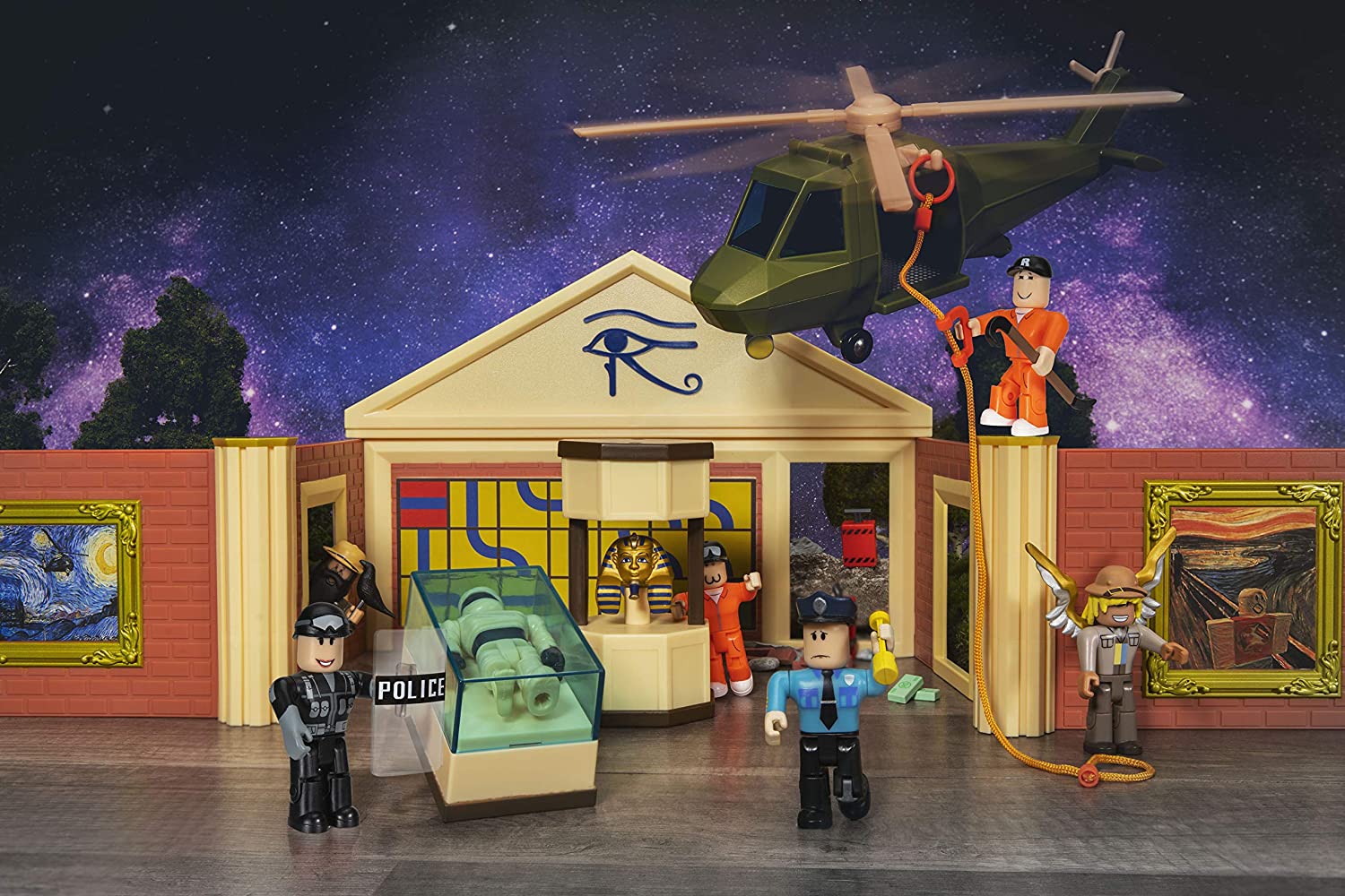 Roblox Action Collection - Jailbreak: Museum Heist - 33 Piece Playset Toys & Games Jazwares