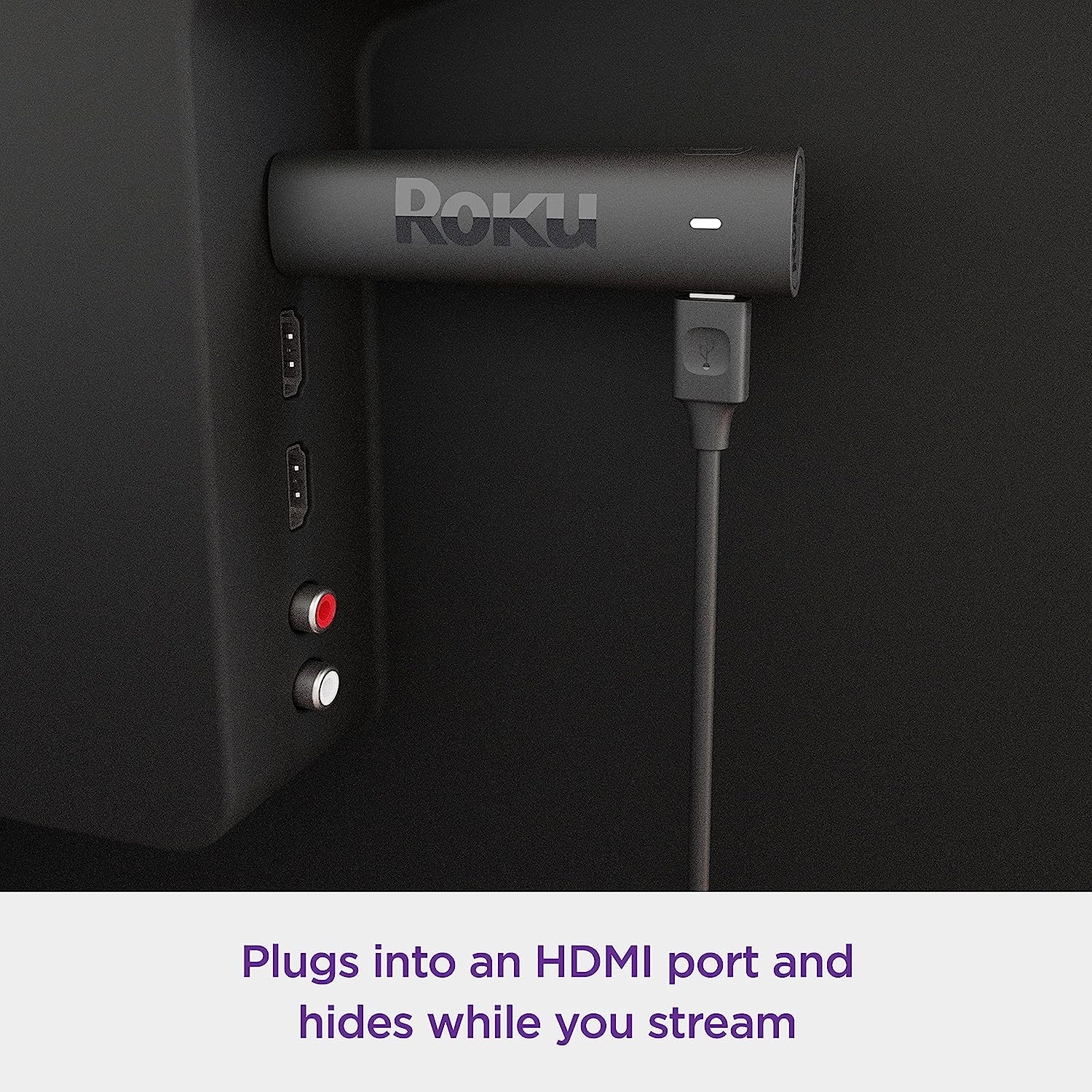 Roku Streaming Stick 4K - Streaming Device 4K/HDR/Dolby Vision with Roku Voice Remote and TV Controls - 3820R [Electronics] Electronics Roku   