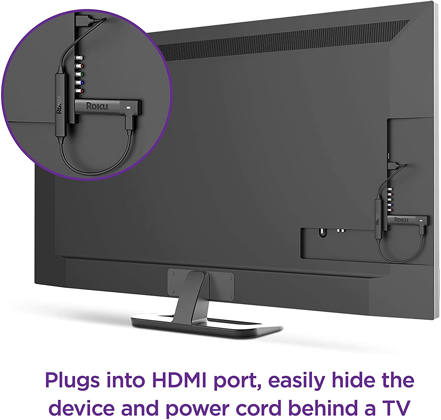 Roku Streaming Stick+ - HD/4K/HDR Streaming Device with Long-range Wireless and Roku Voice Remote with TV Controls - 3810R [Electronics] Electronics Roku   