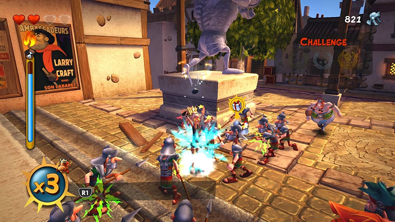 Roman Rumble in Las Vegum: Asterix & Obelix XXL 2 [PlayStation 4] PlayStation 4 Video Game Maximum Games   