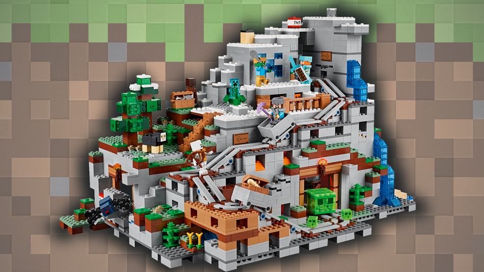 LEGO Minecraft The Mountain Cave 2863 Piece Building Kit [LEGO, #21137] LEGO LEGO   