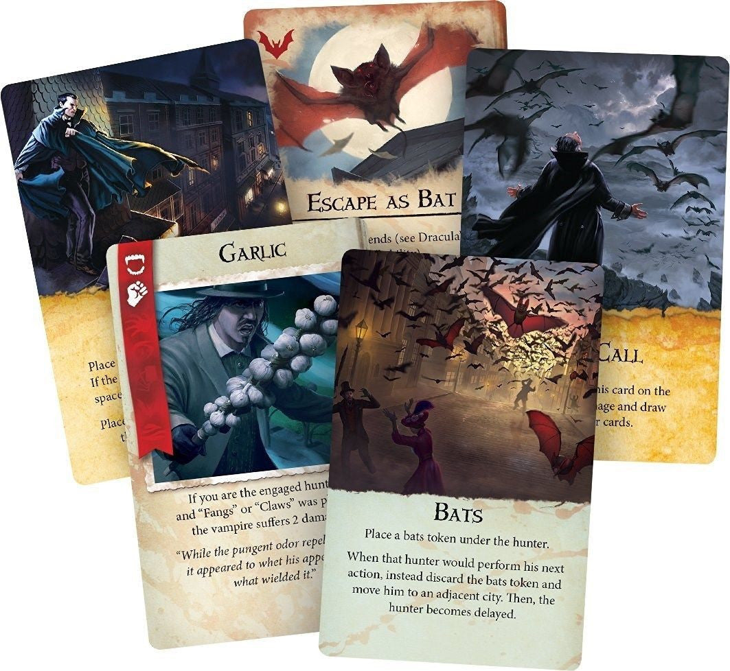 Fury of Dracula - 4th Edition [Board Game, 2-5 Players] Board Game Heroclix   