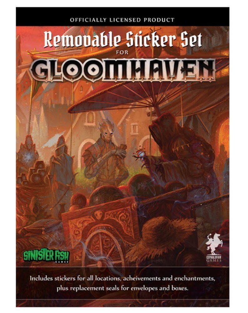 Gloomhaven Removable Sticker Set [Board Game Accessory] Board Game Accessories Wizards of the Coast   