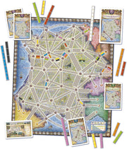 Ticket to Ride Map Collection: Volume 6 – France & Old West [Board Game, 2-6 Players] Board Game Days of Wonder   