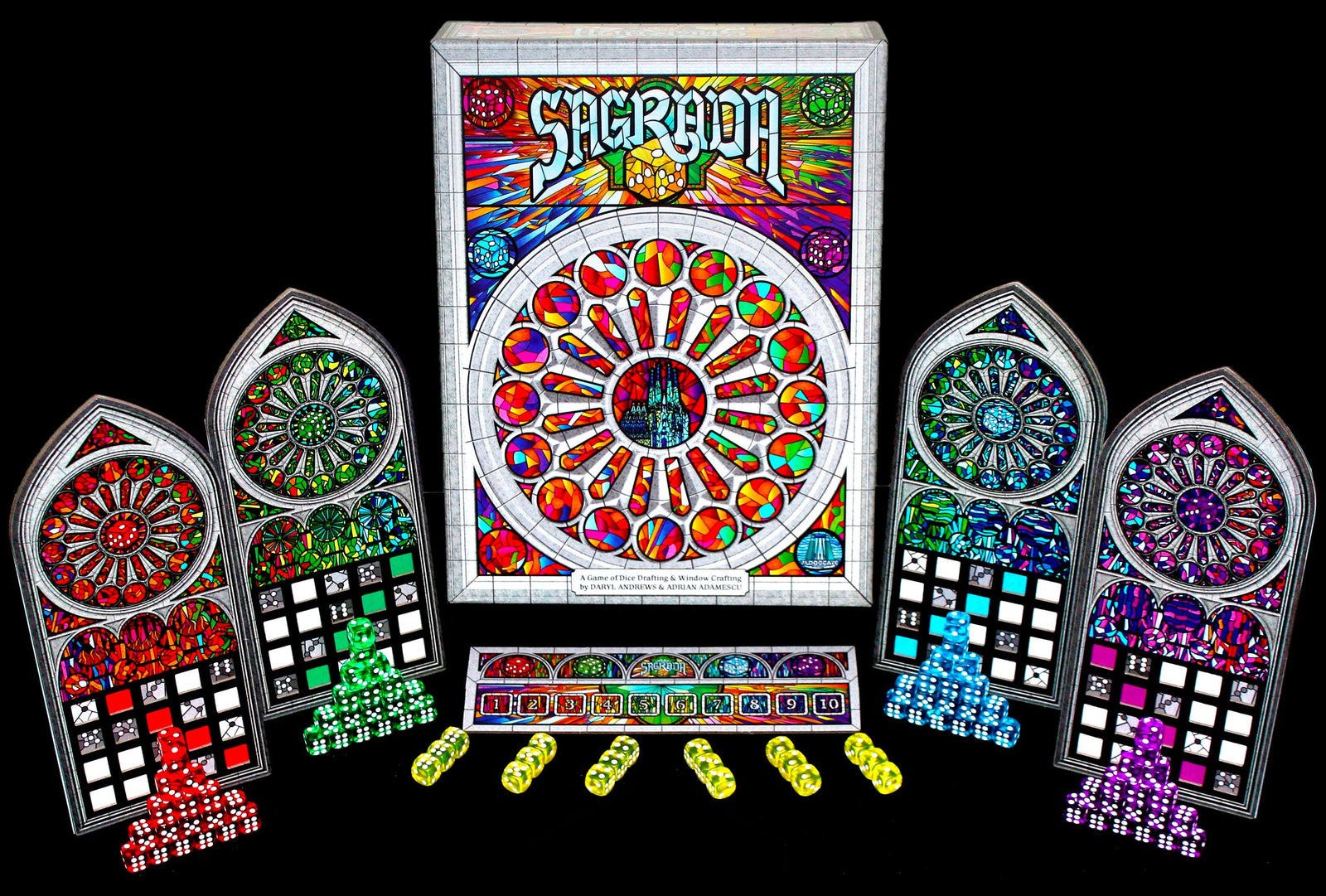 Sagrada [Board Game, 2-4 Players] Board Game Floodgate Games   