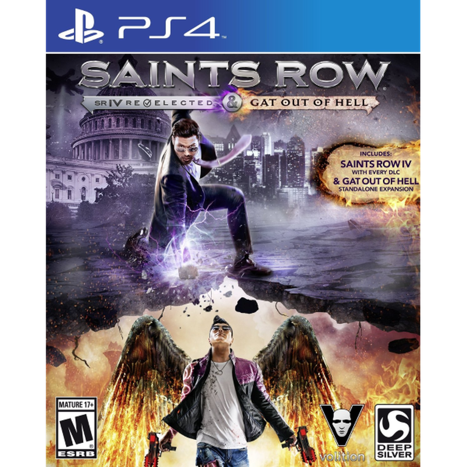 Saints Row IV: Re-Elected & Gat Out of Hell [PlayStation 4] PlayStation 4 Video Game Deep Silver   