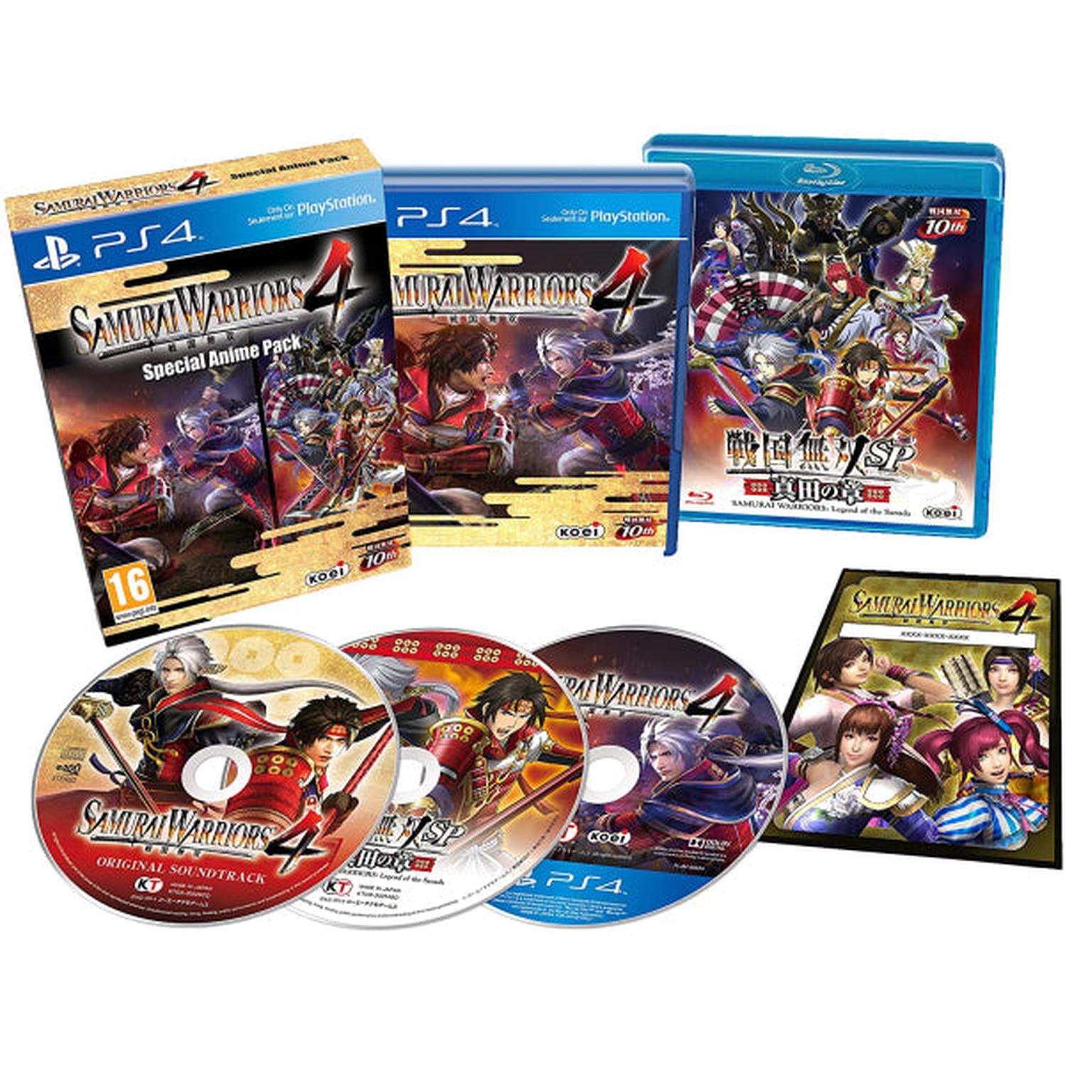 Samurai Warriors 4: Special Anime Pack [PlayStation 4] PlayStation 4 Video Game Koei Tecmo   