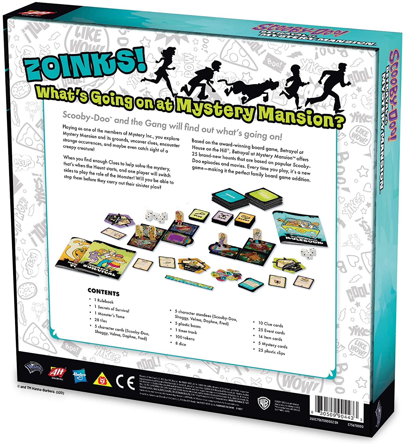Scooby Doo: Betrayal at Mystery Mansion [Board Game, 3-5 Players] Board Game Avalon Hill Games   