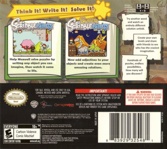 Scribblenauts Collection [Nintendo DS DSi] Nintendo DS DSi Video Game Warner Bros.   